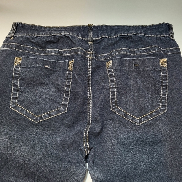 Torrid Jeans Vintage Early 2000s Y2K Dark Wash Denim Skinny Style Size 20R - Picture 6 of 9
